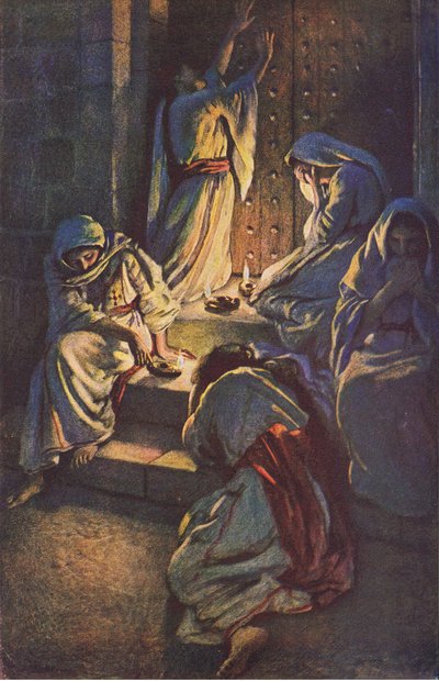 العذارى الأحمق ، توضيح من هارولد كوبينغ بيكتشرز: سلسلة التاج ، 1920s بواسطة هارولد كبينج