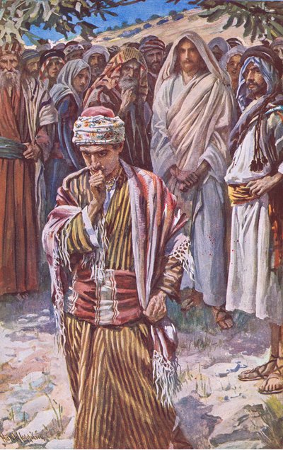 الحاكم الشاب الغني ، توضيح من Harold Copping Pictures: The Crown Series ، c.1920s بواسطة هارولد كبينج
