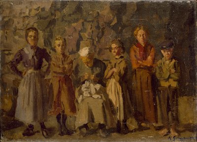 سكان الكهوف ، دييب ، 1907 بواسطة هارولد جيلمان