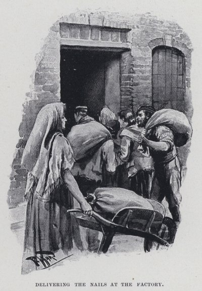 تسليم المسامير بالمصنع (صورة بالأبيض والأسود) بواسطة هارولد هيوم بيفارد