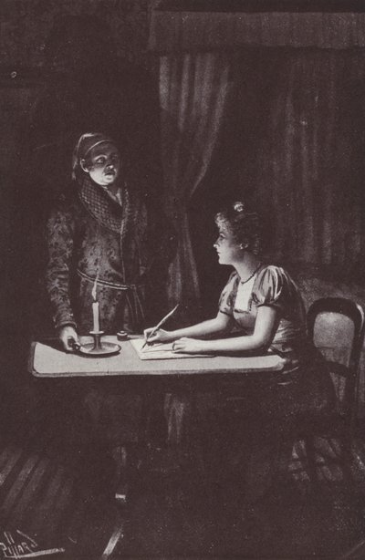 رسم توضيحي لـ Vanity Fair بواسطة William Makepeace Thackeray (litho) بواسطة هارولد هيوم بيفارد
