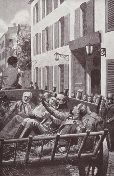 رسم توضيحي لـ Vanity Fair بواسطة William Makepeace Thackeray (litho) بواسطة هارولد هيوم بيفارد