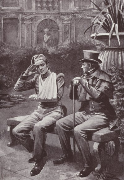 رسم توضيحي لـ Vanity Fair بواسطة William Makepeace Thackeray (litho) بواسطة هارولد هيوم بيفارد