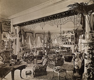 غرفة الرسم ، ويكهام هول ، كينت ، 1897 بواسطة هارولد بالمر