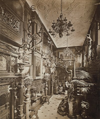 القاعة ، Wickham Hall ، Kent ، 1897 بواسطة هارولد بالمر
