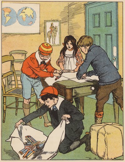 فتح الطرود (ليثو ملون) بواسطة هارولد روبرت ميلار