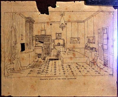 دراسة مايكل فاراداي (1973-1867) في المعهد الملكي بواسطة هارييت جين مور