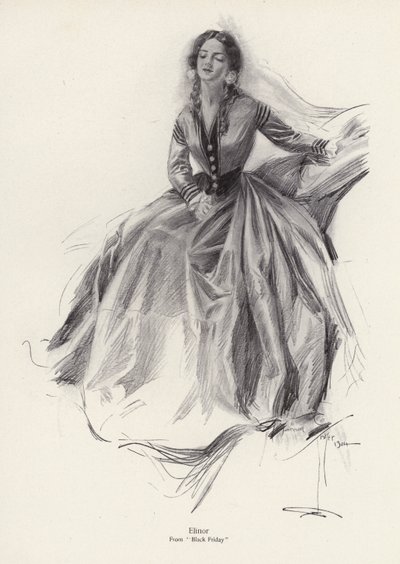 شخصية Elinor من Black Friday (litho) بواسطة هاريسون فيشر