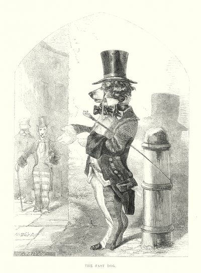 الكلاب المضحكة: الكلب السريع (نقش) بواسطة هاريسون ويليام وير