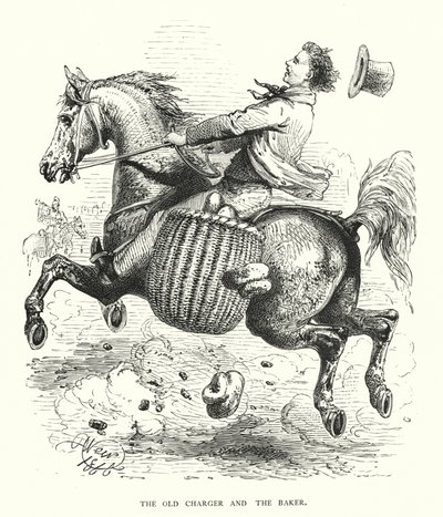 The old charger and the baker (engraving) بواسطة هاريسون ويليام وير
