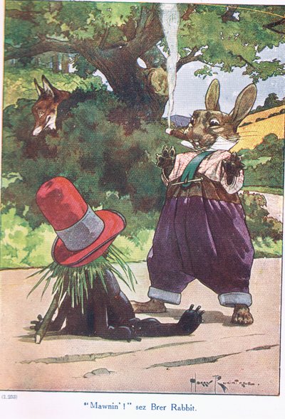 "Mawnin" يقول "Brer Rabbit" (ليثو ملون) "Brer Rabbit" (غواش على الورق) بواسطة هاري رونتري