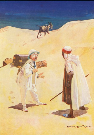 الحمار وظله (لون ليثو) بواسطة هاري رونتري