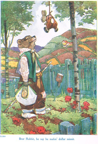 "Br'er Rabbit، يقول إنه يصنع "دولارًا صغيرًا"" (ليثو ملون) بواسطة هاري رونتري