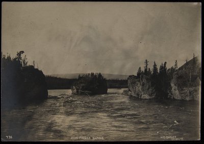Five Fingers Rapids، مصور فوتوغرافي، HC Barley، Skagway، غير مؤرخ (صورة بالأبيض والأسود) بواسطة هاري سي بارلي