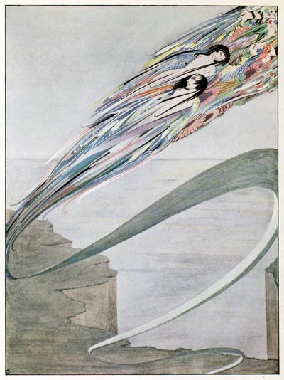 لقد ولدت من ألف عاصفة ، ورمادي مع هطول الأمطار الغزيرة ، من The Year's at The Spring ، 1920 بواسطة هاري كلارك