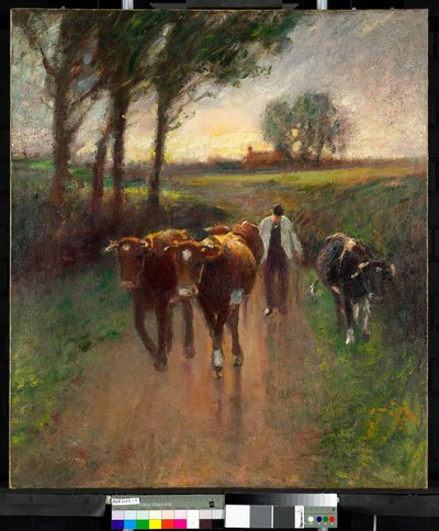 رعي الأبقار إلى المراعي بواسطة هاري فيدلر