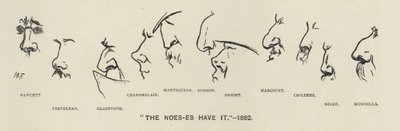 Noes-es (أي أنوف السياسيين) لديهم - 1883 (litho) بواسطة هاري فورنيس