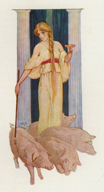 سيرس (طباعة حجرية ملونة) بواسطة هاري جورج ثيكر