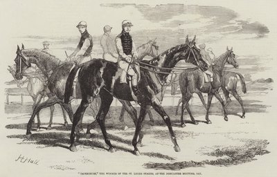 Imperieuse ، الفائز في St Leger Stakes ، في اجتماع دونكاستر ، 1857 بواسطة هاري هول