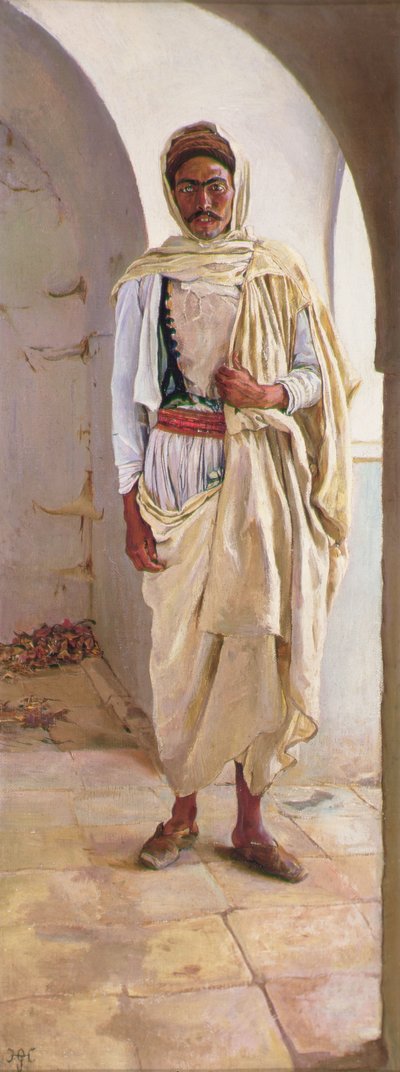 أمازيغ جنوب تونس ، حوالي 1898 (زيت على قماش) بواسطة هاري هاميلتون جونستون