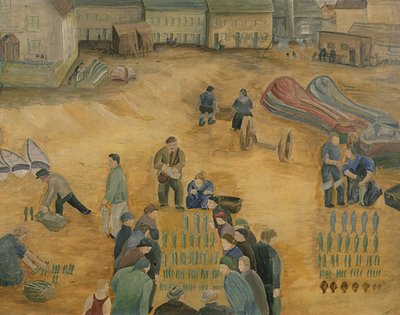 بيع السمك ، 1938 بواسطة هاري ميتن ويلسون