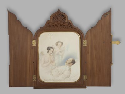 الإمبراطور نيكولاس الأول على فراش الموت ، 1855 بواسطة هاو