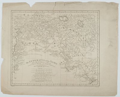 الفرات ودجلة من أطلس دانفيل ، نقشها توماس بوين ، 1788 بواسطة هايوود هايوود