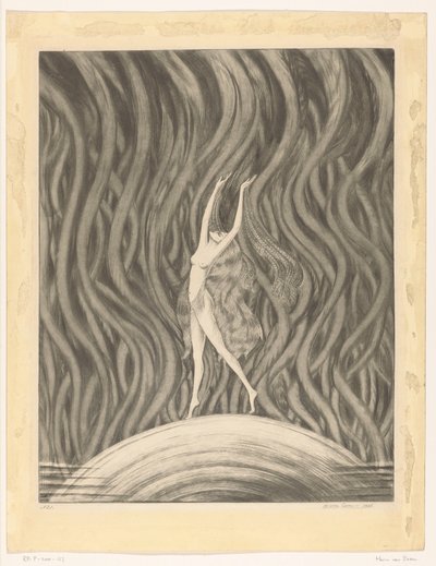امرأة ترقص عارية بواسطة Hein von Essen (signed by artist)
