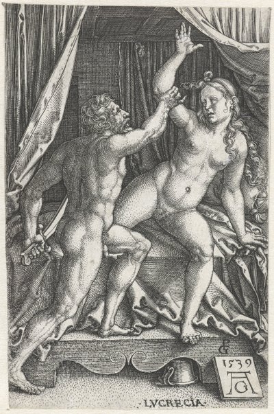 Lucretia أون Sextus Tarquinius Lucrecia (العنوان على الكائن) بواسطة هاينريش ألدغريفير