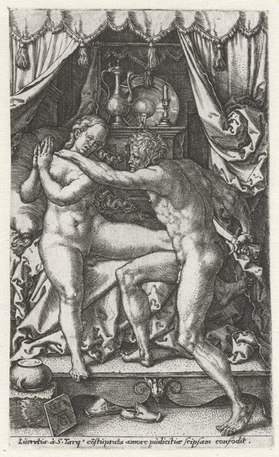 Lucretia أون Sextus Tarquinius بواسطة هاينريش ألدغريفير