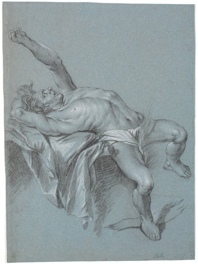 لا بد Polyphemus؟ (مستلقي مستلقيا مع ذراعه اليسرى مرفوعة) بواسطة Heinrich Dittmers