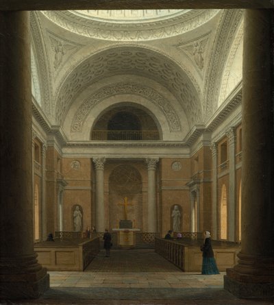كنيسة Castle of Christianborg ، كوبنهاغن ، ج .1850. بواسطة هاينريش هانسن