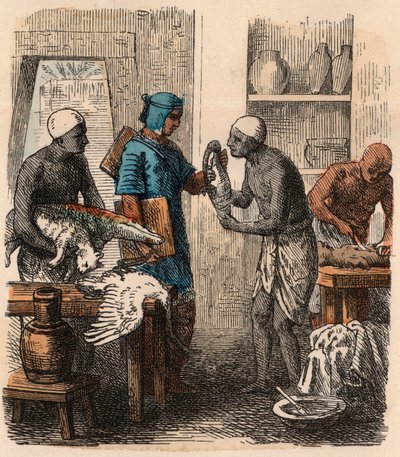مصر القديمة: تحنيط الحيوانات ، 1866 بواسطة هاينريش لوتيمان