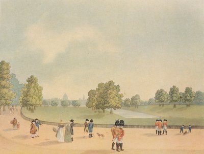 سانت جيمس بارك ، وستمنستر ، لندن ، 1809. بواسطة حماية هاينريش