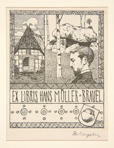 كتاب: Ex Libris Hans Mueller-Blauel بواسطة هاينريش فوجيلر
