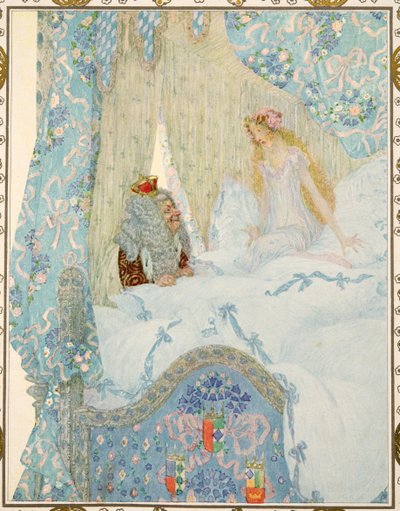 الأميرة على البازلاء من حكايات هانز كريستيان أندرسن ، حانة. 1911 بواسطة هاينريش و Urban Lefler
