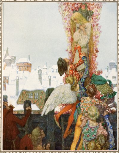 البجعات البرية من حكايات هانز كريستيان أندرسن ، حانة. 1911 بواسطة هاينريش و Urban Lefler