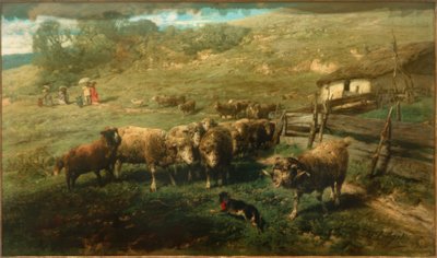 غنم عند البوابة بواسطة هاينريش فون زوغل