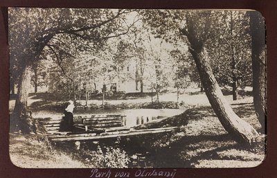 الحرب العالمية الأولى: شهدت أوكرانيا في أعوام 1914-1916 أثناء غزو الجيش الألماني. حديقة (b / w photo) بواسطة مقبرة الأبطال Dsessentniki (Attr. To)