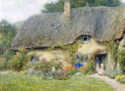 في Wroughton ، Wiltshire (ألوان مائية على ورق) بواسطة هيلين ألينجهام