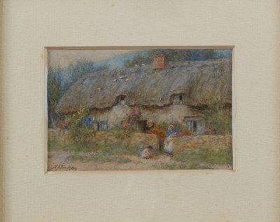 Grey Thatched Cottage (watercolor on paper) بواسطة هيلين ألينجهام