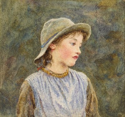دراسة بورتريه لهيتي (مرحاض على ورق) بواسطة Helen Allingham