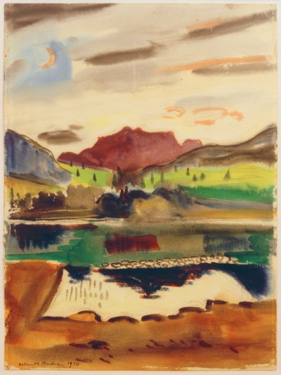 مناظر طبيعية ، 1926 بواسطة هيلموت ماكي
