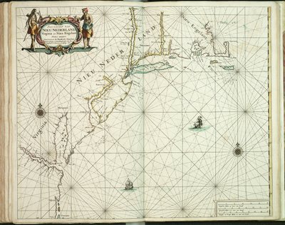 رسم بياني لنيو هولاند وفيرجينيا ونيو إنجلاند بواسطة هندريك دونكر