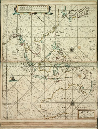 الجزء الشرقي من شرق الهند، الممتد من سيلان إلى اليابان وهولندا نوفا بواسطة هندريك دونكر