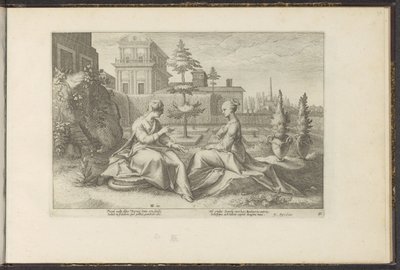 يقترب جونو من Semele في ستار Beroë تحولات أوفيد (عنوان المسلسل) Recreations of P. Ovidius Naso (عنوان السلسلة) بواسطة هندريك جولتزيوس (ورشة عمل)