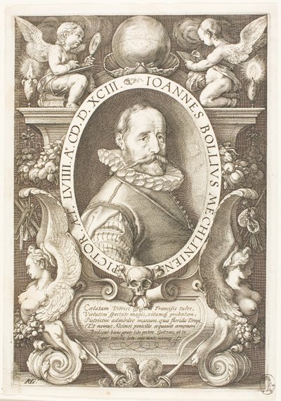 بول ، هانز (1534-1593) رسام مالين ، من عام 1591 في أمستردام بواسطة هندريك جولتزيوس