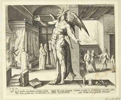 الطبيب شيطان بواسطة Hendrick Goltzius