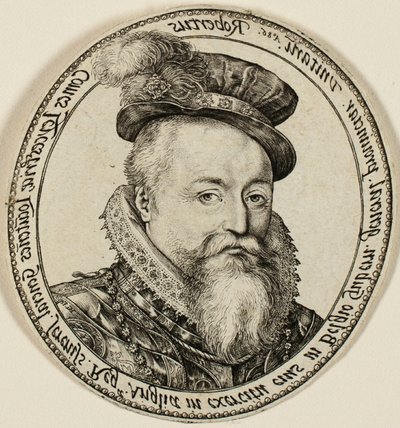 روبرت دادلي ، إيرل ليستر (1532-1588) ، الإنجليزي نوبلمان ، الحاكم العام للمقاطعات المتحدة في 1585-87 بواسطة هندريك جولتزيوس