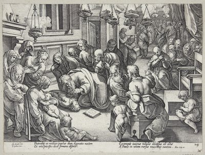رفع القديس بولس Euthychus بواسطة جان فان دير سترايت